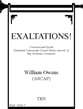 Exaltations Concert Band sheet music cover